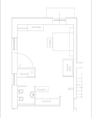 Imagen de la habitación del 5 Terre hub suite. Foto 7
