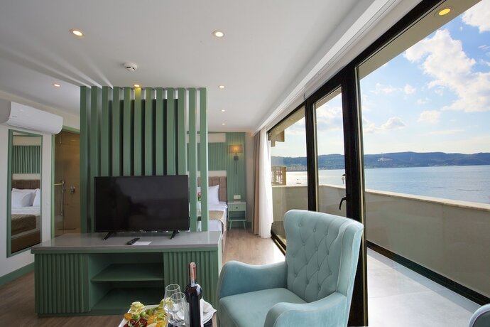 Imagen de la habitación del ASPEN HOTEL &Ccedil;ANAKKALE. Foto 16