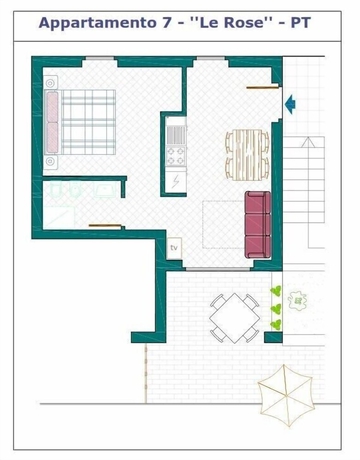 Imagen de la habitación del Agave Resort. Foto 13
