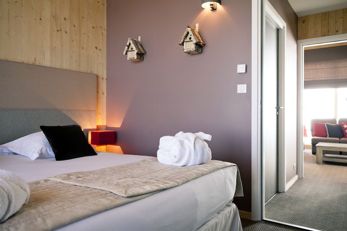 Imagen de la habitación del Aiguille Grive Chalets H&ocirc;tel. Foto 13
