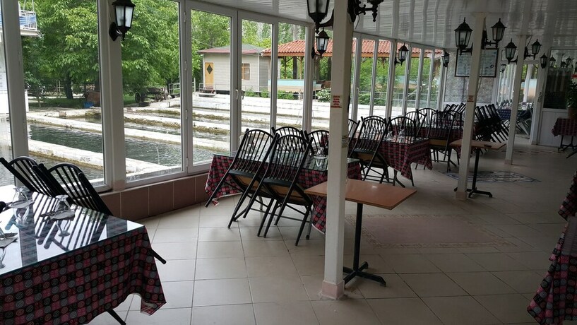 Imagen del bar/restaurante del Alanlar Alabalık Ve Otel. Foto 21