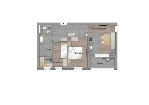 Imagen de la habitación del Almresort Sonnenalpe. Foto 18