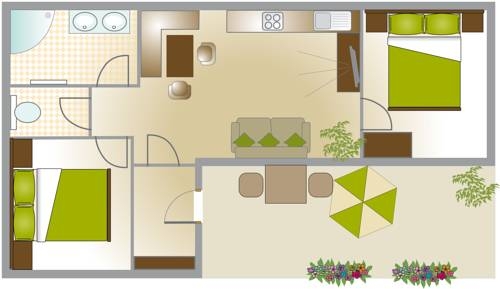 Imagen general del Apart Ahorn. Foto 5