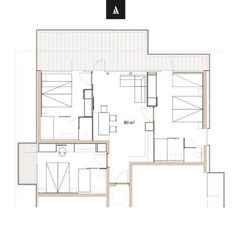 Imagen de la habitación del Apart6580. Foto 8