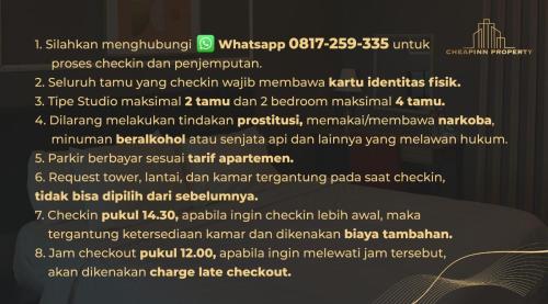 Imagen general del Apartemen The Springlake Summarecon by Cheapinn. Foto 7