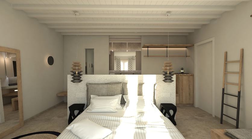 Imagen de la habitación del Apiro Mykonos. Foto 17