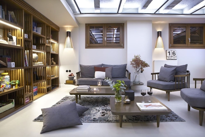 Imagen de los interiores del Apollon Library Suites. Foto 16