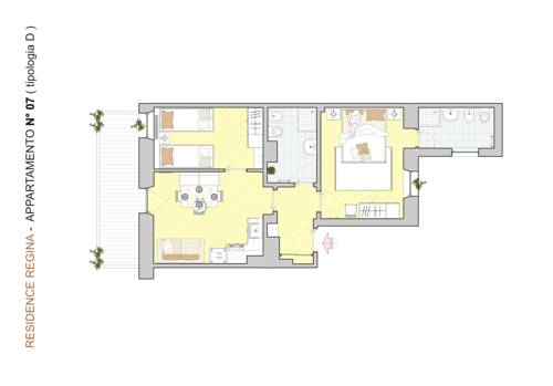Imagen de la habitación del Appartamenti Cigno Bianco. Foto 9