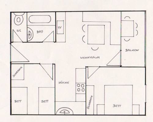 Imagen de la habitación del Appartement Kmb Am Ossiachersee. Foto 8