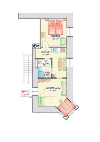 Imagen de la habitación del Appartementhaus Renate. Foto 4