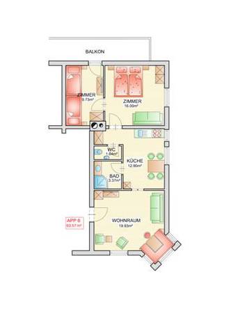 Imagen de la habitación del Appartementhaus Renate. Foto 6