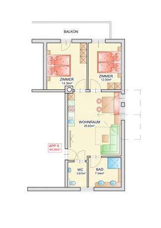 Imagen de la habitación del Appartementhaus Renate. Foto 13