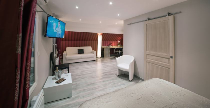 Imagen de la habitación del Aux Maisons (Relais du Silence). Foto 8