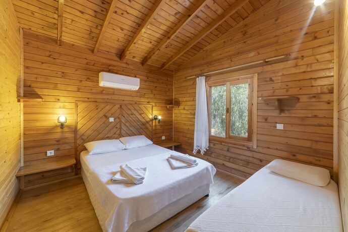 Imagen de la habitación del Aylin Ahşap Evler Palamutbükü. Foto 11