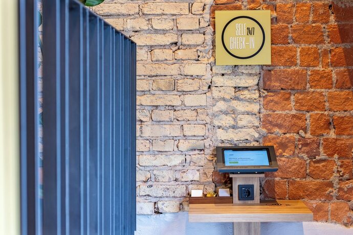 Imagen general del BOLLWERK Lifestyle Hotel - automatisiertes Hotel mit Self Check In. Foto 10