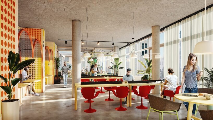 Imagen del bar/restaurante del Basecamp Student Dortmund. Foto 5