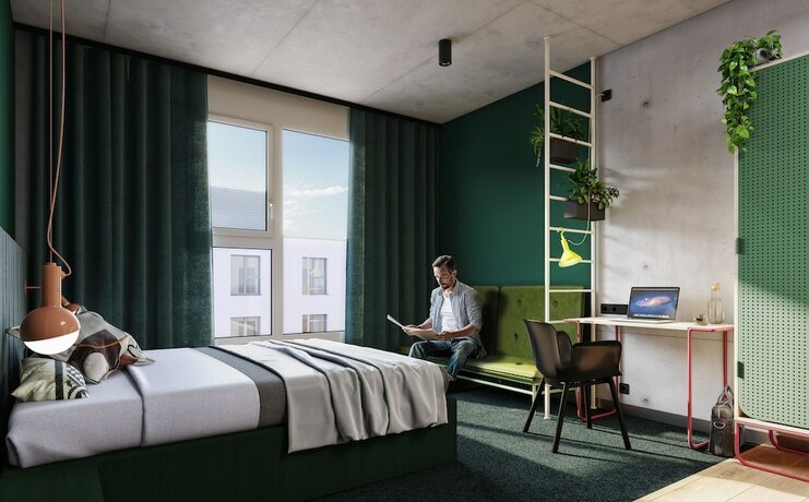 Imagen general del Basecamp Student Dortmund. Foto 1