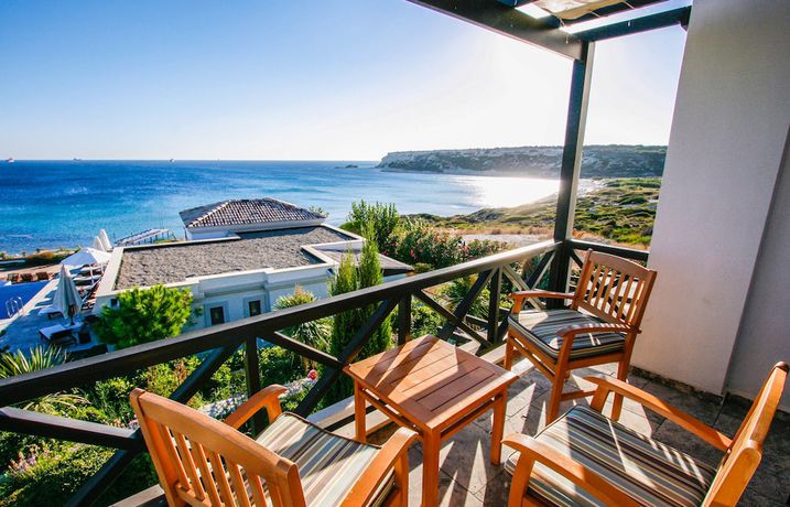 Imagen de la habitación del Bertiz Bozcaada Hotel and Restaurant. Foto 14