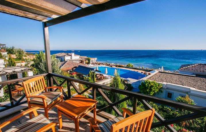 Imagen de la habitación del Bertiz Bozcaada Hotel and Restaurant. Foto 15