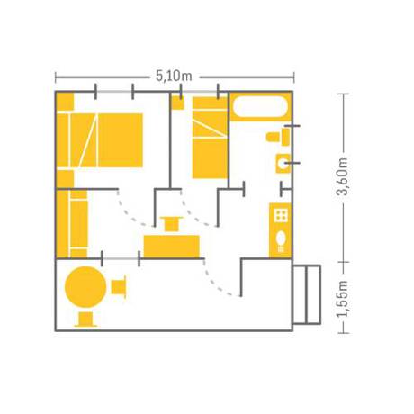 Imagen de la habitación del Bungalows Conca De Ter. Foto 8