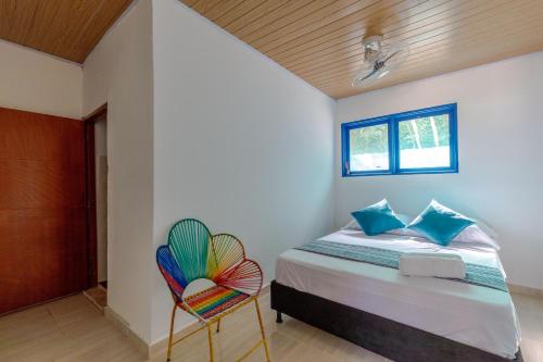 Imagen de la habitación del CASA DE CAMPO CASTILLETE dentro del PARQUE TAYRONA. Foto 14