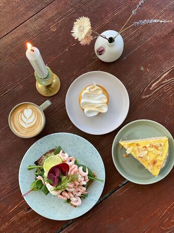 Imagen general del Café Mandeltårtan Bandb Villafloraviola. Foto 10