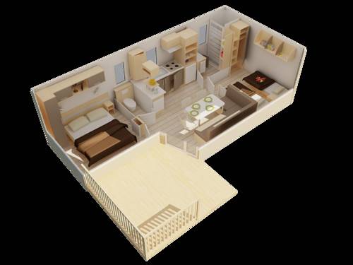 Imagen de la habitación del Camping Aquarev. Foto 3