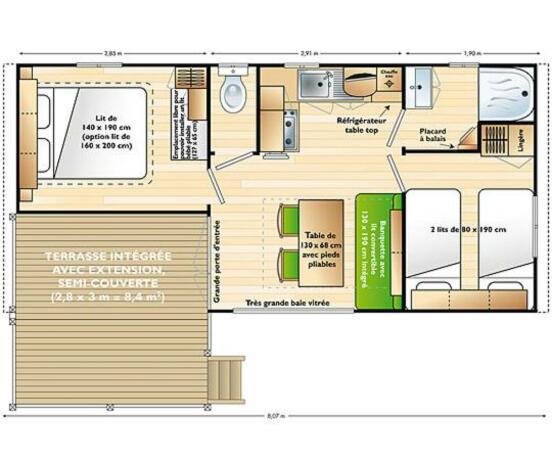 Imagen general del Camping La Châtaigneraie. Foto 7