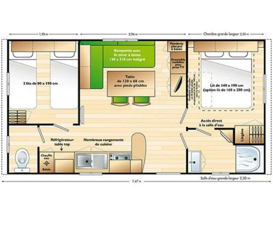 Imagen general del Camping La Châtaigneraie. Foto 8