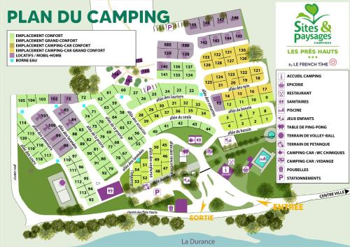 Imagen general del Camping Sites et Paysages Les Pr&eacute;s Hauts. Foto 9