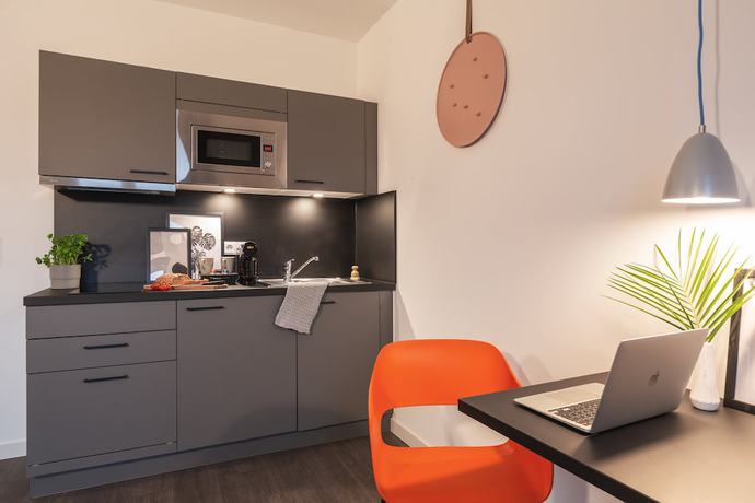 Imagen de la habitación del Candlewood Suites Berlin Airport by IHG. Foto 4