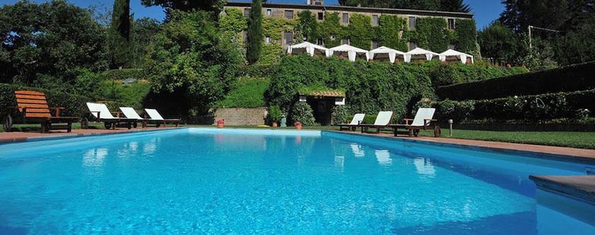 Imagen de la piscina del Castello di Santa Cristina. Foto 19