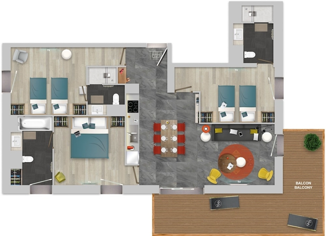Imagen de la habitación del Chalets Izia. Foto 13