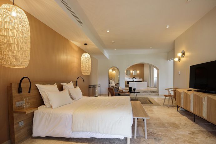 Imagen de la habitación del Chateau l\'Hospitalet Wine resort. Foto 19