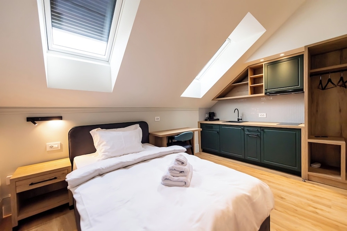 Imagen de la habitación del Corvin Boutique Residence. Foto 3