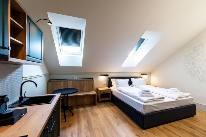 Imagen de la habitación del Corvin Boutique Residence. Foto 14