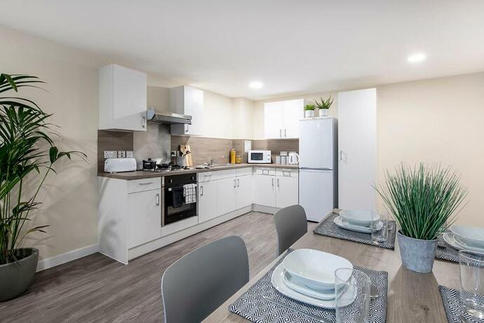 Imagen general del Cosy Modern Studios at Sheffield 3 located near the University of Sheffield. Foto 2