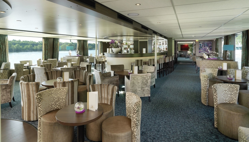 Imagen del bar/restaurante del Crossgates Hotelship Osthafen - Frankfurt. Foto 5