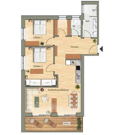 Imagen de la habitación del Damüls Appartements. Foto 9