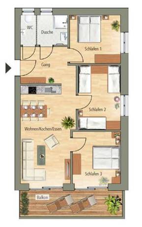 Imagen de la habitación del Damüls Appartements. Foto 10