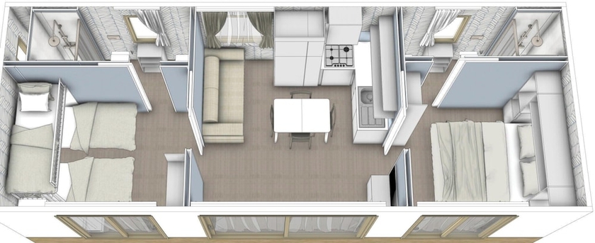Imagen de la habitación del Delta Open Air Resort. Foto 4