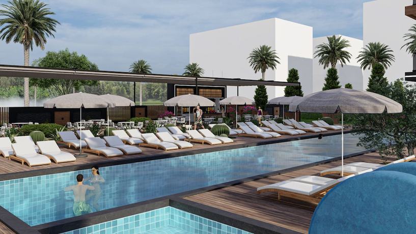 Imagen de la piscina del Elysium Deluxe Suites. Foto 8