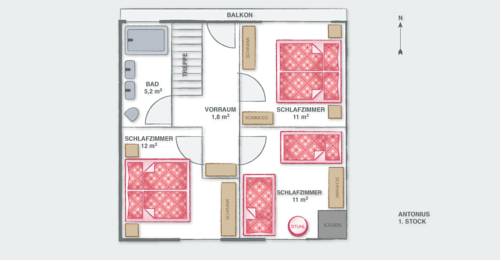 Imagen de la habitación del Ferienh&auml;user Reither Almen. Foto 6