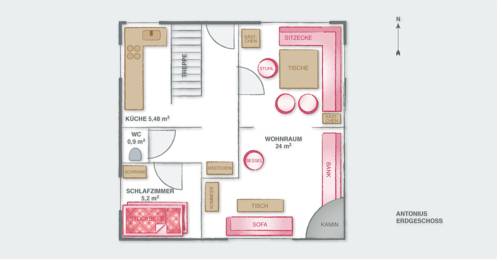 Imagen de la habitación del Ferienh&auml;user Reither Almen. Foto 7