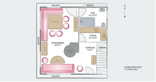 Imagen de la habitación del Ferienh&auml;user Reither Almen. Foto 9