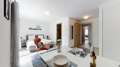 Imagen de la habitación del Furnished Apartments and Studios - Swiss Resort Aigle. Foto 15