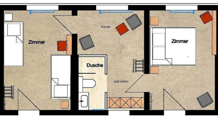 Imagen general del G&auml;stehaus am Bornweg. Foto 3