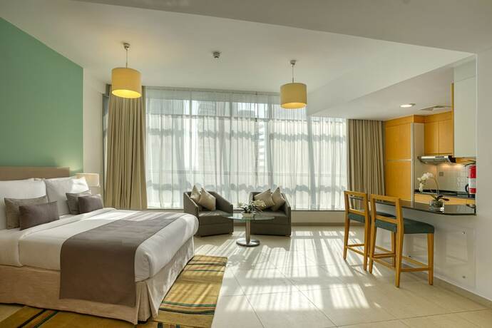 Imagen de la habitación del Grand Heights Hotel Apartments. Foto 13