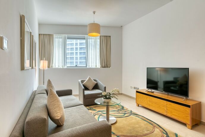 Imagen de la habitación del Grand Heights Hotel Apartments. Foto 15