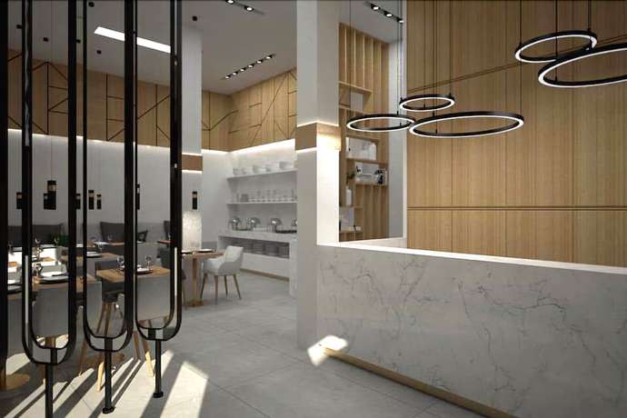 Imagen del bar/restaurante del Grand Port Suites Thessaloniki. Foto 2
